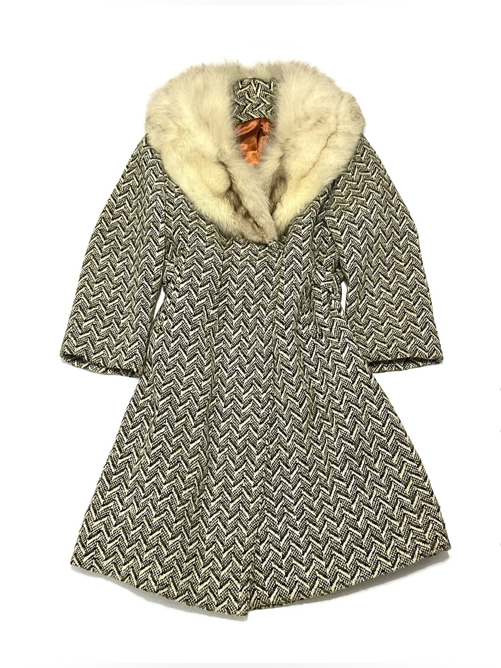 Early 1970’s Belted Fur Trench Coat